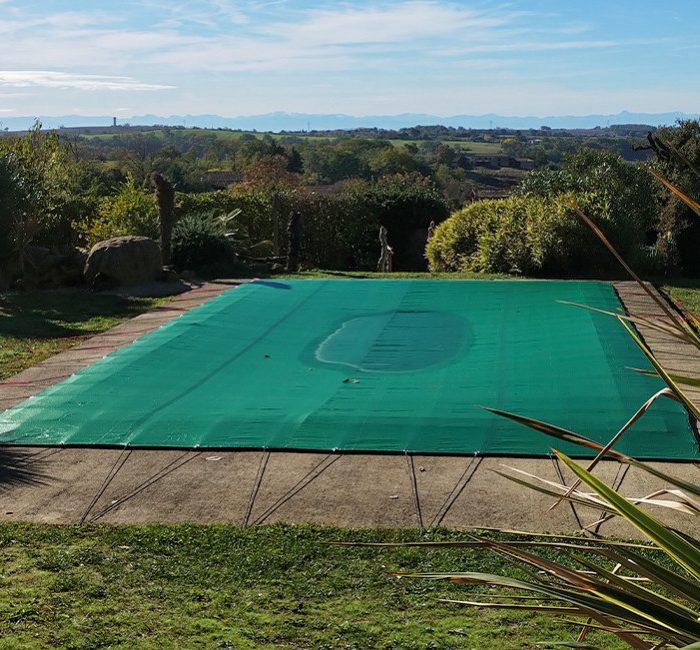 Nappe d'hivernage avec œillets pour piscine