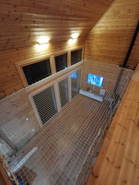 Filet d'habitation sans noeuds