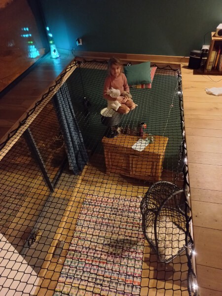 Filet d'habitation type catamaran